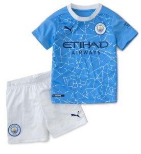 Manchester City 1a Equipación 2020/21 Kit Junior