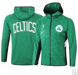 Veste zippé à capuche Boston Celtics - Green