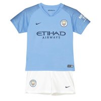 Manchester City 1a Equipación 2018/19 Kit Junior