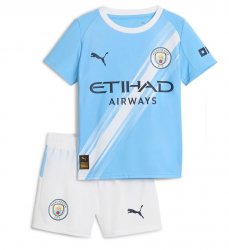Manchester City Domicile 2025/26 Junior Kit