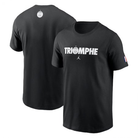 T-Shirt PSG TRIOMPHE 2025 - Black