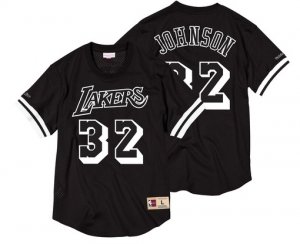 Magic Johnson, Los Angeles Lakers - Mitchell & Ness Black & White Magic Johnson, Los Angeles Lakers - Mitchell & Ness Black & White