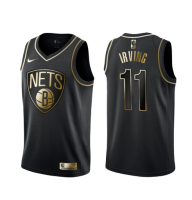 Kyrie Irving, Brooklyn Nets - Black/Gold