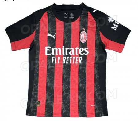 Maillot AC Milan Domicile 2025/26 - Authentic