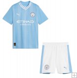 Manchester City Home 2023/24 Junior Kit