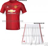 Kit Junior Manchester United Domicile 2016/17