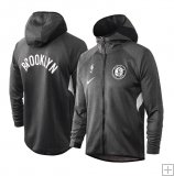 Brooklyn Nets - Black Felpa Cappuccio