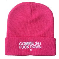 Bonnet COMME DES F DOWN [Rose]