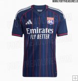 Maglia Olympique Lyon Away 2025/26 - Authentic