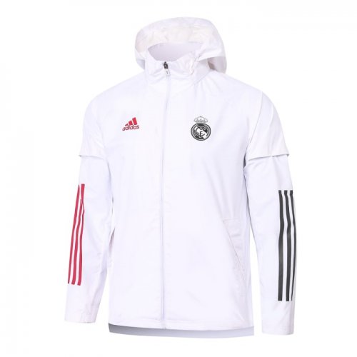 Chaqueta impermeable con capucha Real Madrid 2020 21