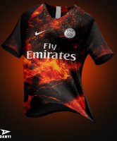 Maglia PSG EA Sports 2018/19 by Danyi