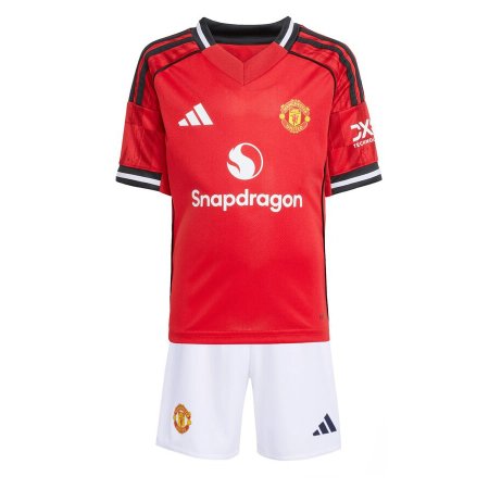 Manchester United 1a Equipación 2025/26 Kit Junior