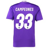 Maillot Real Madrid Extérieur 2016/17 'Campeones 33'