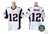 Tom Brady, New England Patriots - White