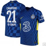 Shirt Chelsea Home 2021/22 - CHAMPIONS