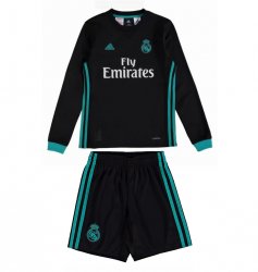 Real Madrid Extérieur 2017/18 Junior Kit ML