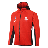 Veste zippé à capuche Houston Rockets - Red
