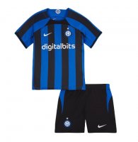 Inter Milan 1a Equipación 2022/23 Kit Junior