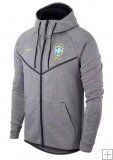 Veste zippé à capuche Brésil 2018/19