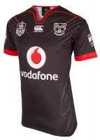 NZ Warriors Rugby League Home Shirt S/S 2017
