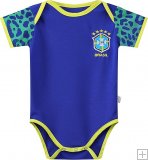 Brasile Away 2022 Body Bambino