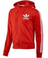 Veste Capuche Adidas - Rouge