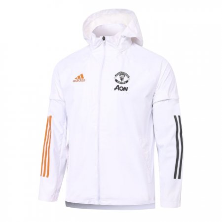 Veste zippé à capuche Imperméable Manchester United 2020/21