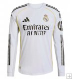 Shirt Real Madrid Home 2025/26 LS - Authentic