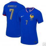 Maglia Francia Home 2024 - Dembélé flocage or - Authentic