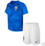 Brasil 2a Equipación 2018 Kit Junior