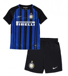 Inter Milan 1a Equipación 2017/18 Kit Junior