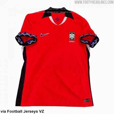 Maillot Domicile Corée du Sud Féminin 2025 (Modèle Homme)