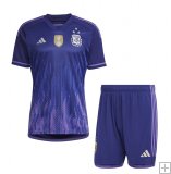 Argentine Extérieur 2022 Junior Kit - 3 Étoiles