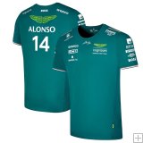 T-Shirt Équipe Aston Martin Aramco Cognizant F1 2023 - Fernando Alonso