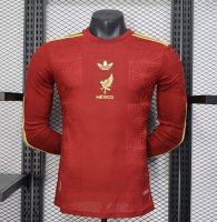 Shirt México “Gold Rouge” 2025/26 LS - Concept - Authentic