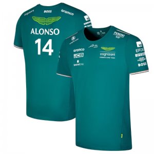 T-Shirt Équipe Aston Martin Aramco Cognizant F1 2023 - Fernando Alonso