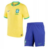 Brasile Home 2022/23 Junior Kit