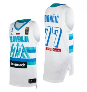 Luka Doncic, Slovénie 2021 Jeux Olympiques - White