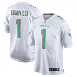 Tua Tagovailoa, Miami Dolphins - White Tua Tagovailoa, Miami Dolphins - White