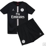 PSG x Jordan 3a Negra 2018/19 Kit Junior