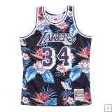 Shaquille O'Neal, Los Angeles Lakers - Mitchell & Ness Floral Pack
