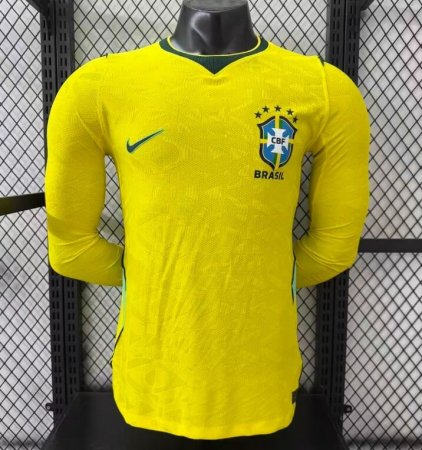 Maglia Brasile Home 2026 ML - Authentic