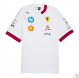 T-Shirt Équipe Scuderia Ferrari 2025 - Cotton