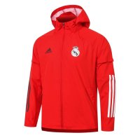 Veste zippé à capuche Imperméable Real Madrid 2020/21