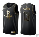 James Harden, Houston Rockets - Black/Gold