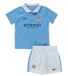 Kit Junior Manchester City Domicile 2015/16