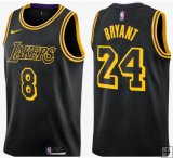 Kobe Bryant, Los Angeles Lakers #8-24 Black