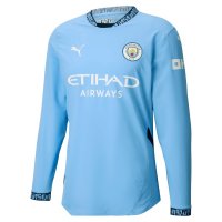 Maillot Manchester City Domicile 2024/25 ML - Authentic