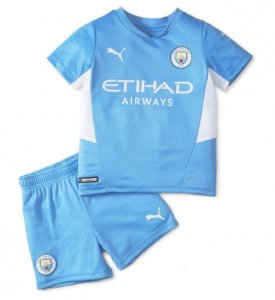 Manchester City Home 2021/22 Junior Kit