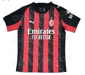 Maillot AC Milan Domicile 2025/26 - Authentic